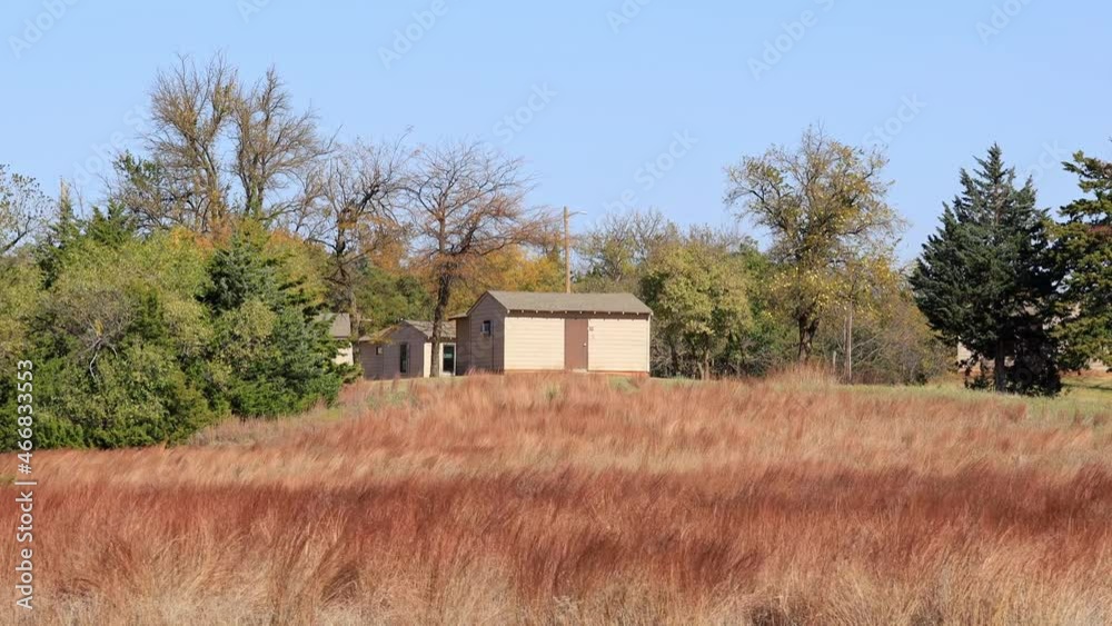 Many brown grass inside the Boiling Springs State Park Many brown grass inside the Boiling Springs State Park