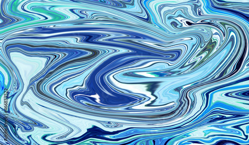 Blue abstract liquid marble texture, fluid art. Very nice abstract colorful design swirl background Video. 3D Rendering, 4K.