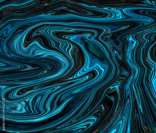 Blue abstract liquid marble texture  fluid art. Very nice abstract colorful design swirl background Video. 3D Rendering  4K.
