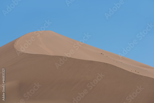 Huge sand dune on a summer day