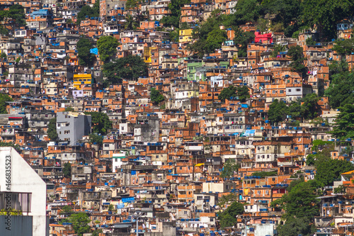shantytown rocinha in Rio de Janeiro, Brazil. © BrunoMartinsImagens