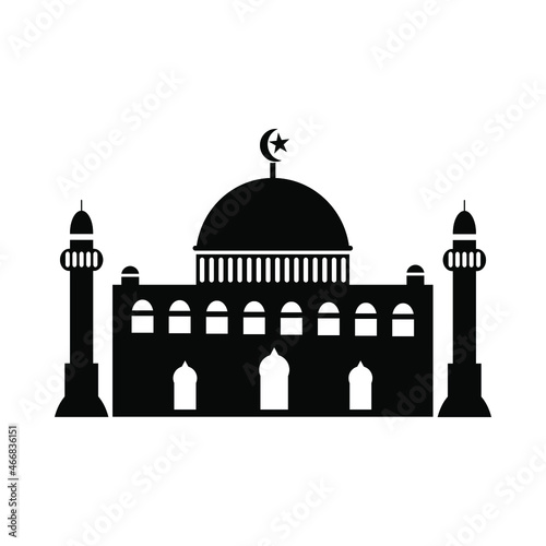 mosque flate icon