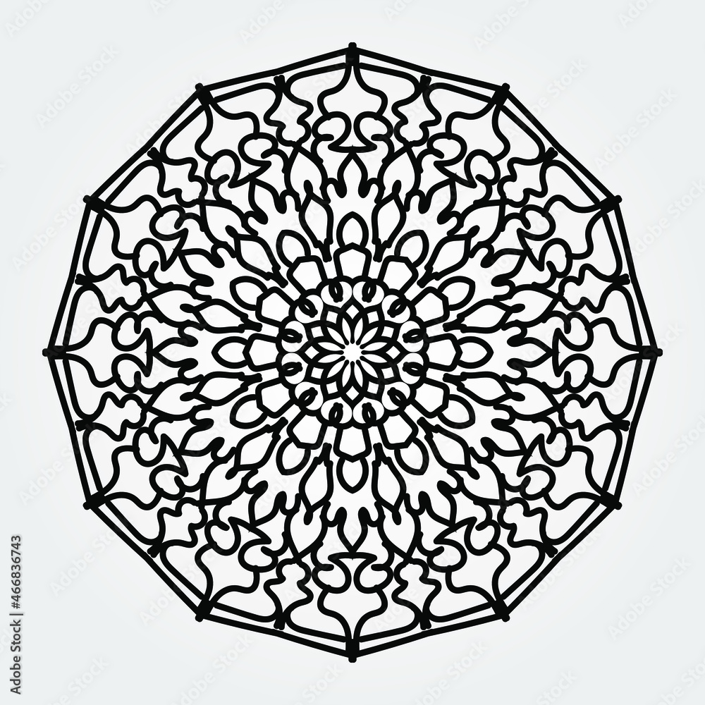 decorative concept abstract mandala illustration decorative concept abstract mandala illustration