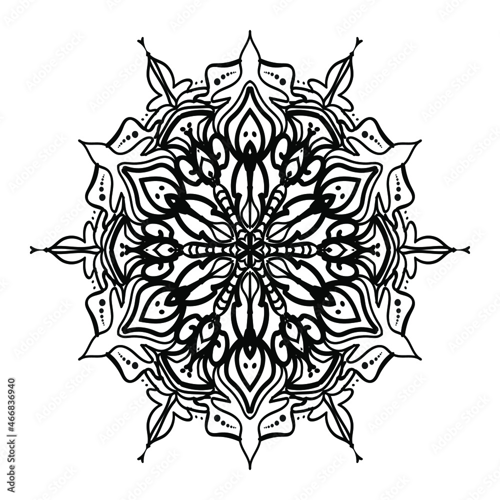 Snowflakes ornament patterns