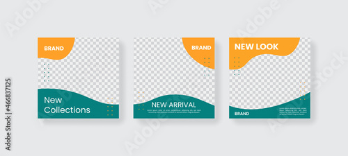 Instagram template post. Web banner for social media ads.