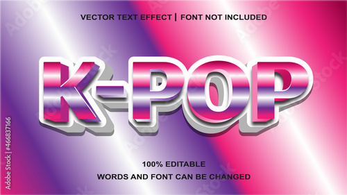 K-POP STYLE  EDITABLE TEXT EFFECT