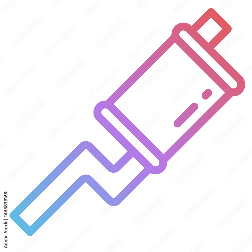exhaust gradient icon exhaust gradient icon