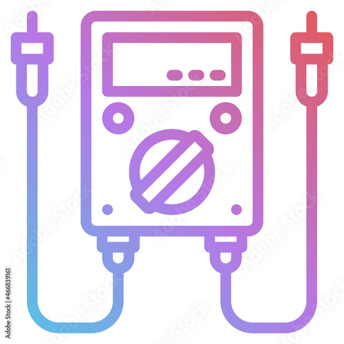 electricmeter gradient icon photo