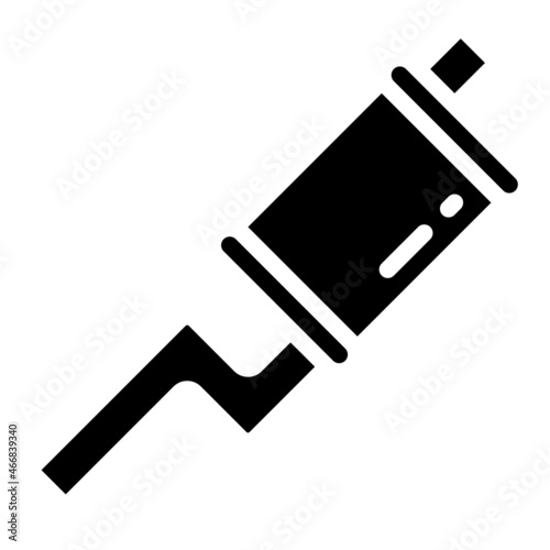 exhaust glyph icon