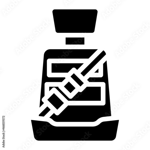 seat glyph icon