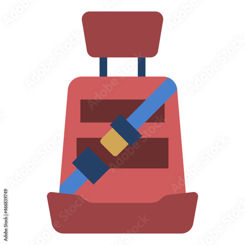 seat flat icon