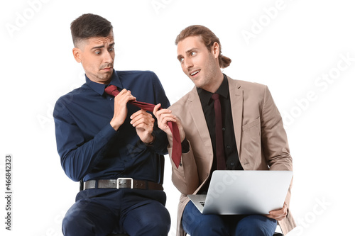 Man harassing his male coll...