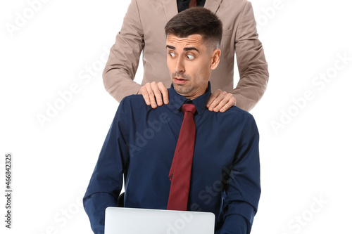 Man harassing his male coll...