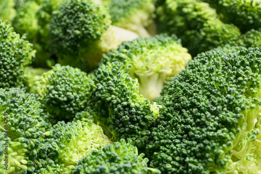 Healthy broccoli cabbage as background Healthy broccoli cabbage as background