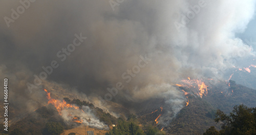 Woolsey Fire, Malibu California fire Burnt Mountains
