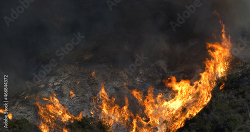 Woolsey Fire, Malibu California fire Burnt Mountains 