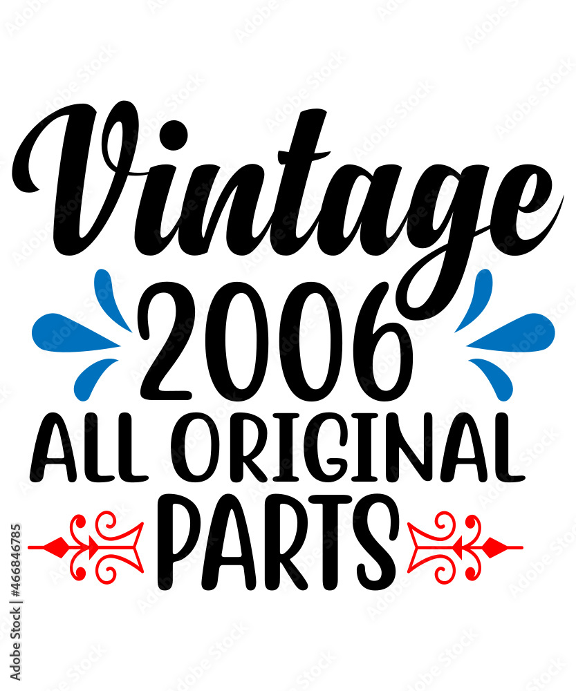 Vintage Designs Svg, Jpg, Pdf, Dxf, Png, Vintage Bundle, Birthday Svg,