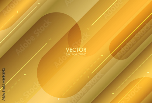 幾何学的な金色の背景 ベクター素材	
