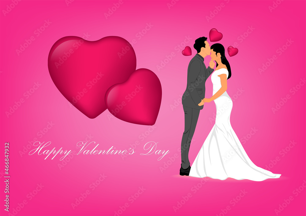 graphics image Bride And Groom Couple Wedding Dress vector illustration with heart valentine day graphics image Bride And Groom Couple Wedding Dress vector illustration with heart valentine day