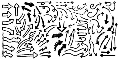 Arrows with different shape...