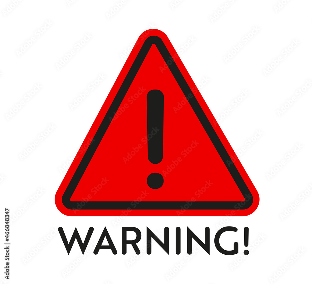 Warning sign. sticker. Vector design elements for objets with dangerous parts. Warning sign. sticker. Vector design elements for objets with dangerous parts.