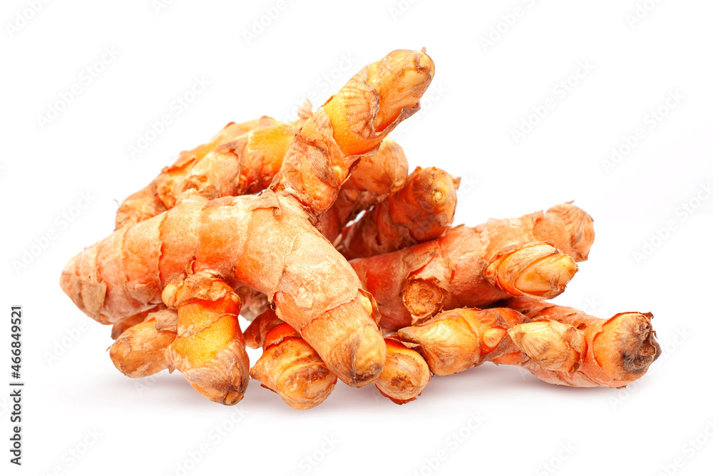 Turmeric isolated on white background Turmeric isolated on white background