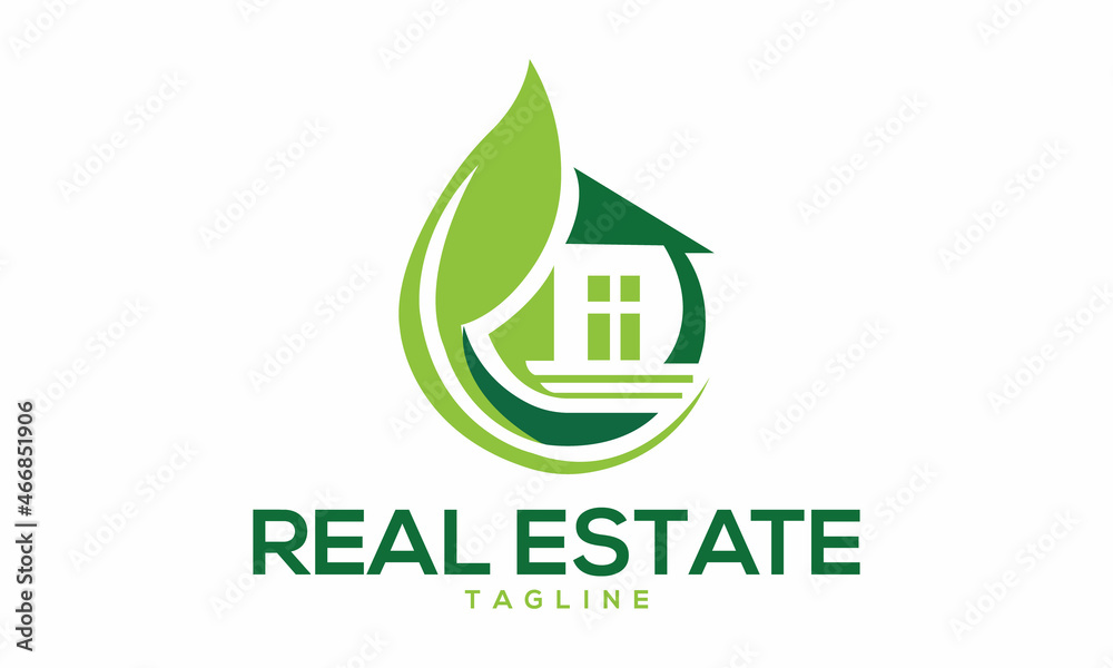 Unique real estate logo Modern and minimalist vector and abstract logo Unique real estate logo Modern and minimalist vector and abstract logo