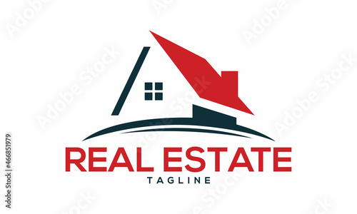 Unique real estate logo Modern and minimalist vector and abstract logo