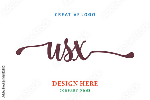 USX lettering logo is simple, easy to understand and authoritative