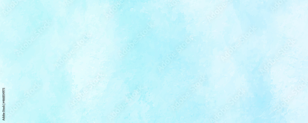 abstract blue sky cloudy watercolor with watercolor splashes,white smoke with space for your text.stylist decorative watercolor background used as wallpaper,cover,card,decoration and design.
