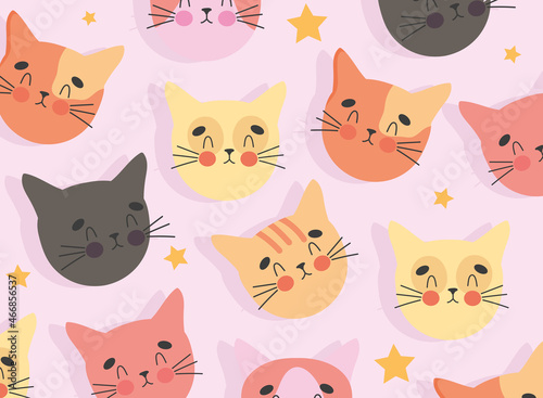 cute cats pattern