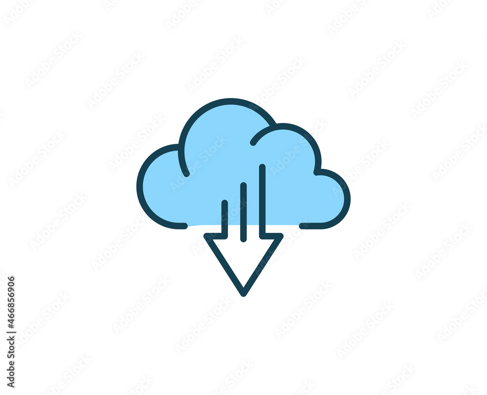 Cloud premium line icon. Simple high quality pictogram. Modern outline style icons. Stroke vector illustration on a white background. Cloud premium line icon. Simple high quality pictogram. Modern outline style icons. Stroke vector illustration on a white background.
