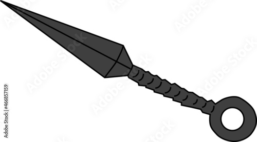 忍者の武器のクナイ