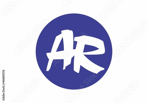 Unique shape of AR initial letter Free Download Unique shape of AR initial letter - GFXLoad
