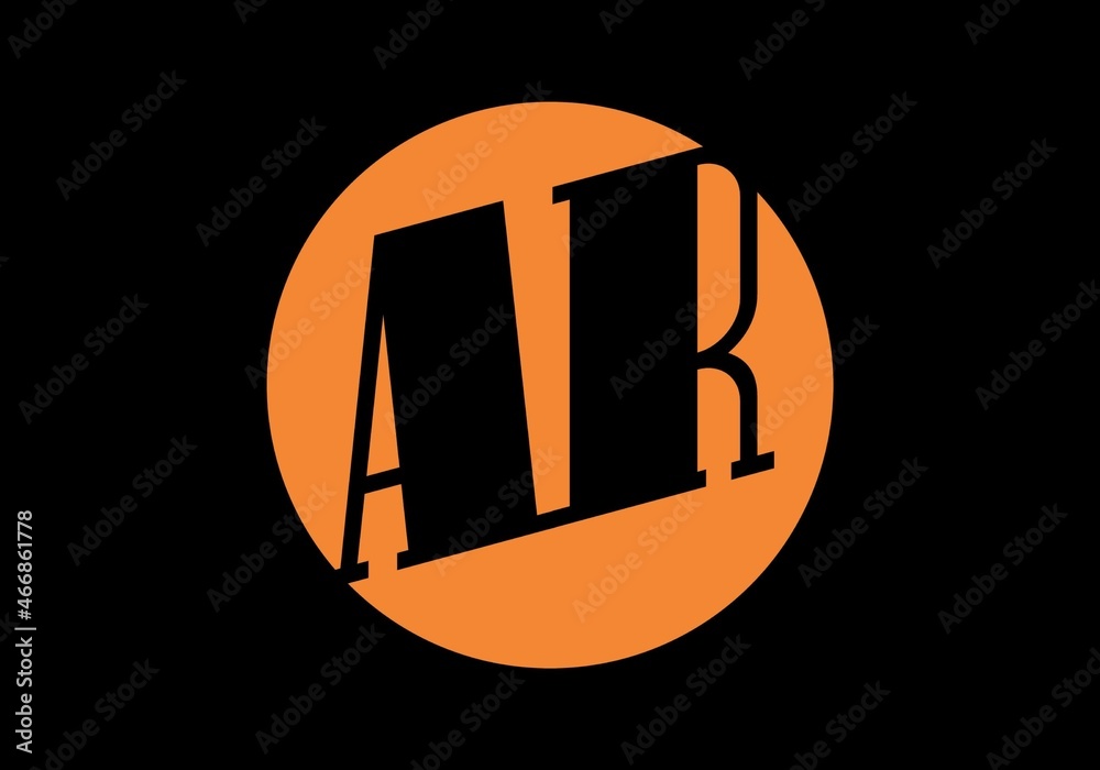 Unique shape of AR initial letter