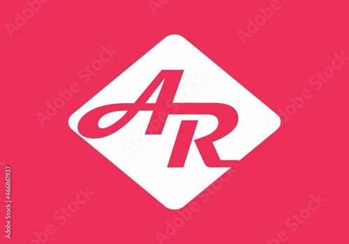 Unique shape of AR initial letter