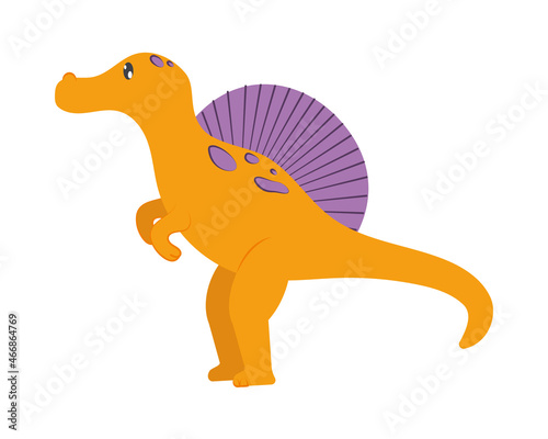 cute spinosaurus dinosaur