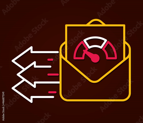 fast mail illustration