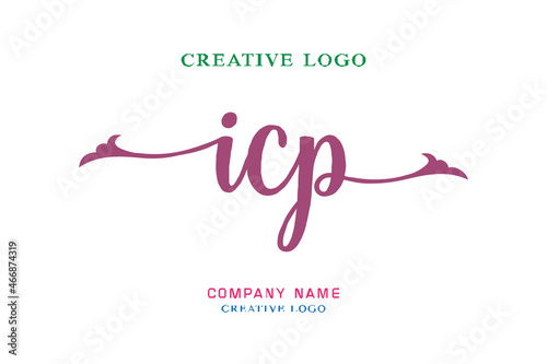 ICP lettering logo is simple, easy to understand and authoritative