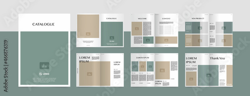 modern a4 product catalog design template