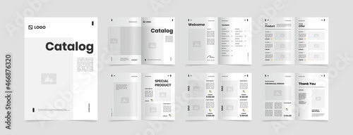 modern a4 product catalog design template photo