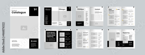 modern a4 product catalog design template photo