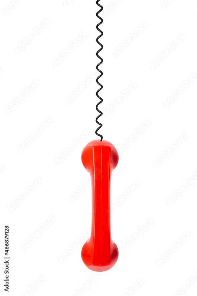 Red phone and cable Red phone and cable