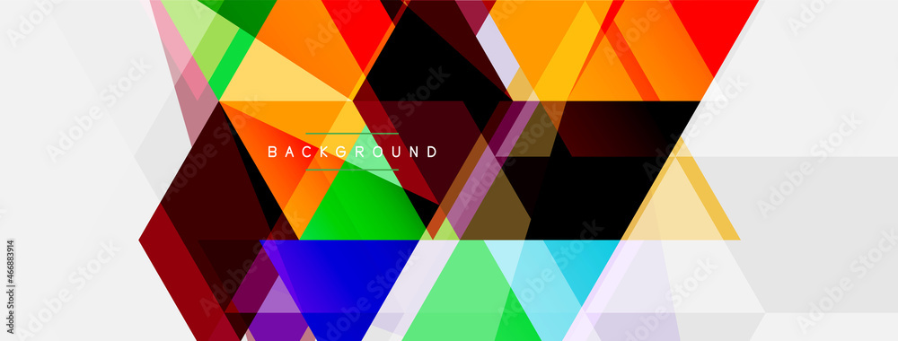 Mosaic triangles geometric background. Techno or business concept, pattern for wallpaper, banner, background, landing page Mosaic triangles geometric background. Techno or business concept, pattern for wallpaper, banner, background, landing page