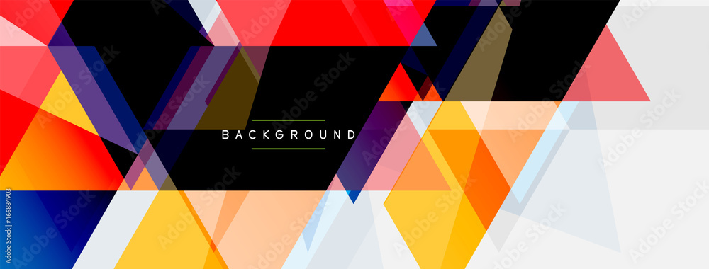 Mosaic triangles geometric background. Techno or business concept, pattern for wallpaper, banner, background, landing page Mosaic triangles geometric background. Techno or business concept, pattern for wallpaper, banner, background, landing page