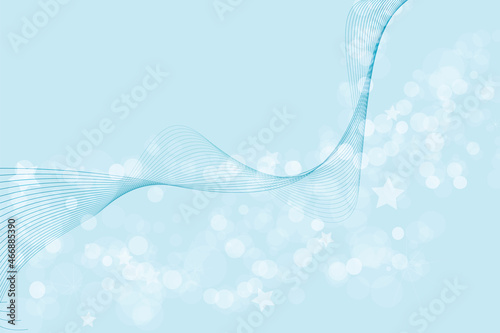 Bokeh on pastel blue modern elegant background, abstract glitter of blue background, Glitter on blue 