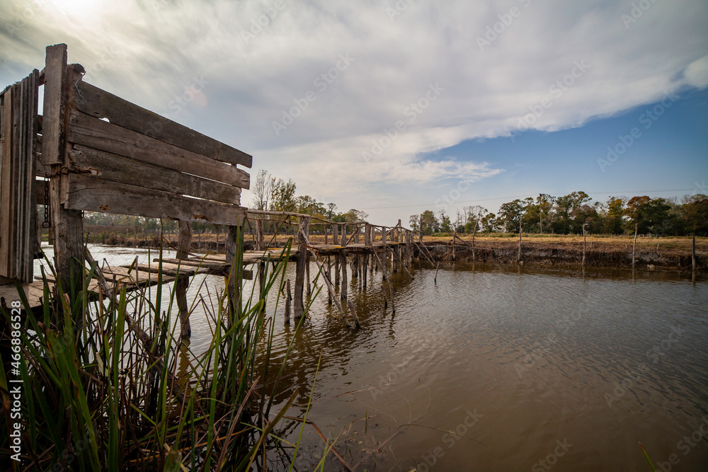 Fototapeta premium house on lake