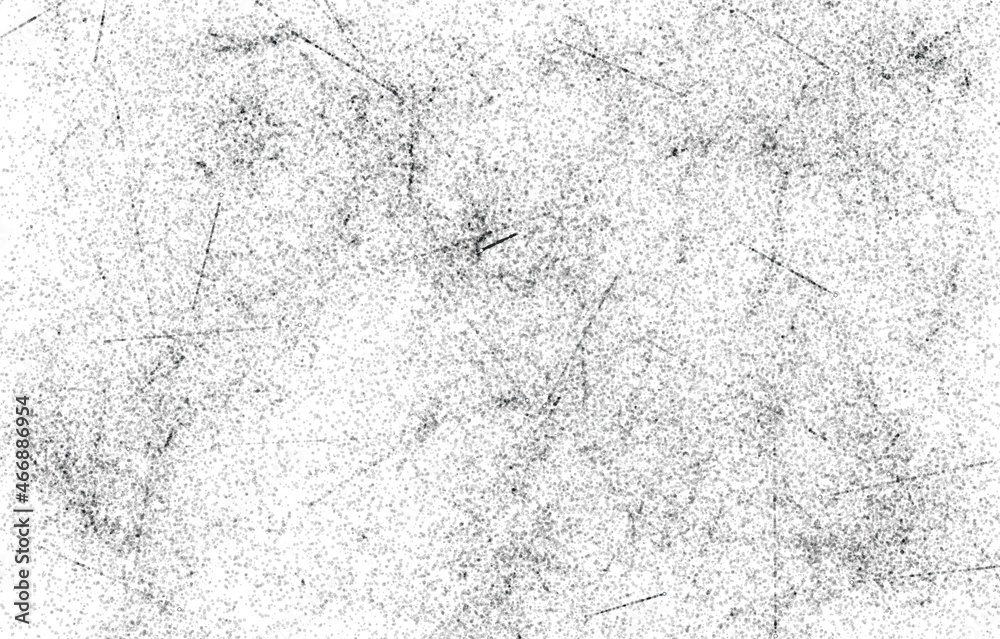 Dust and Scratched Textured Backgrounds.Grunge white and black wall background.Dark Messy Dust Overlay Distress Background. Easy To Create Abstract Dotted, Scratched.