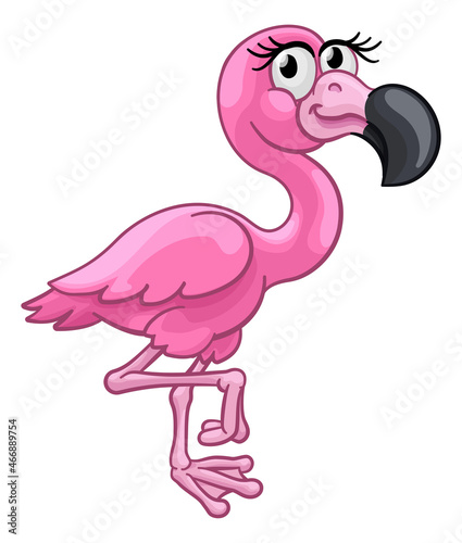 Pink Flamingo Bird Animal C...