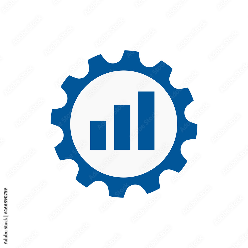 Statistics icon vector illustration design Statistics icon vector illustration design